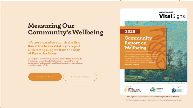 Kawartha Community Foundation website